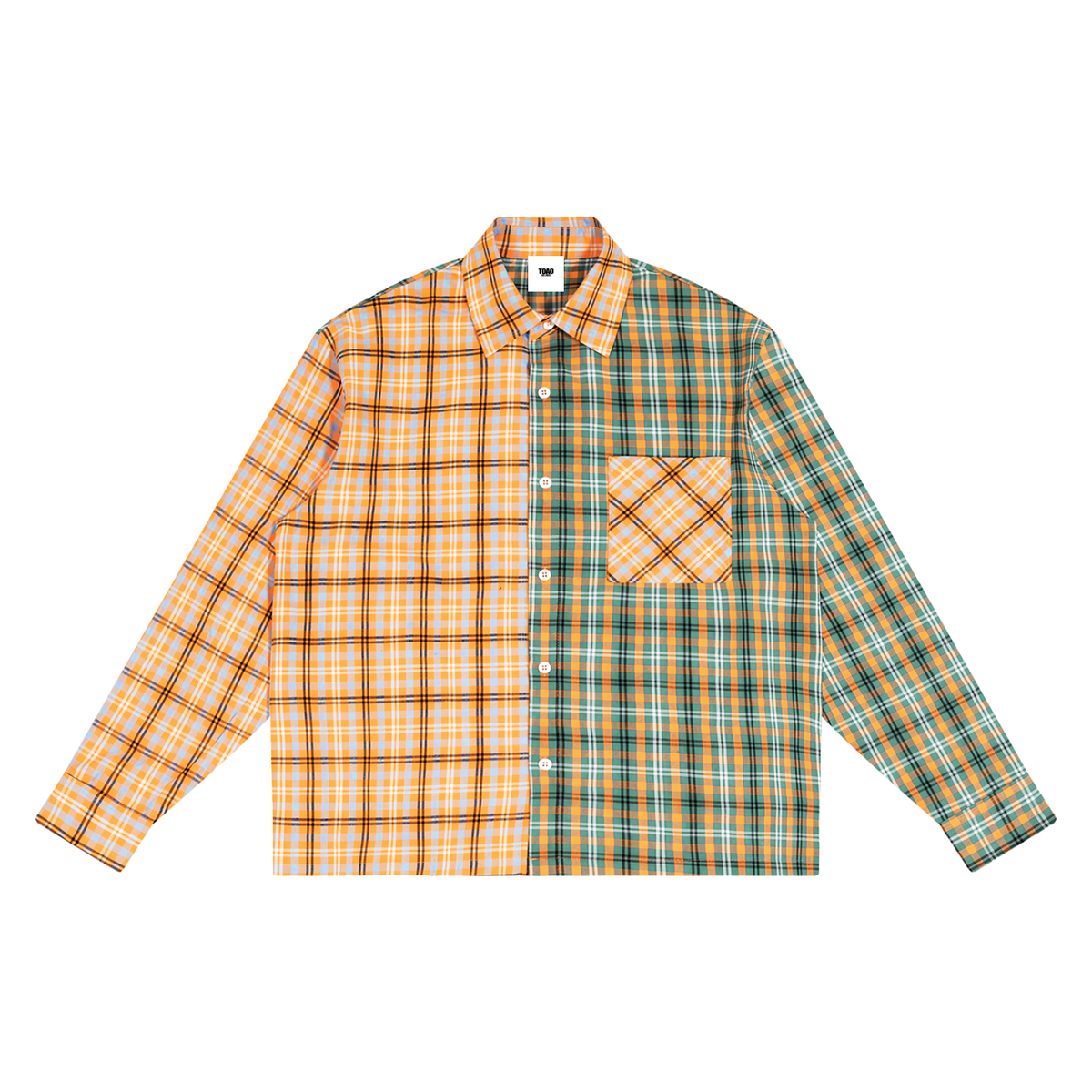 Mix-Match Plaid Shirt