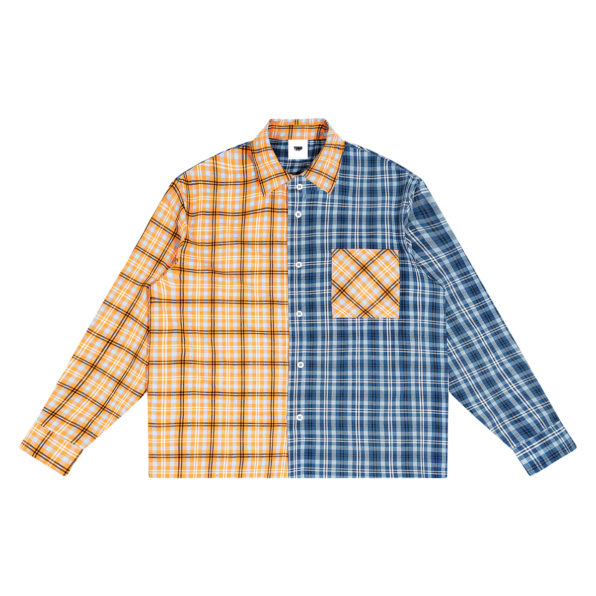Mix-Match Plaid Shirt