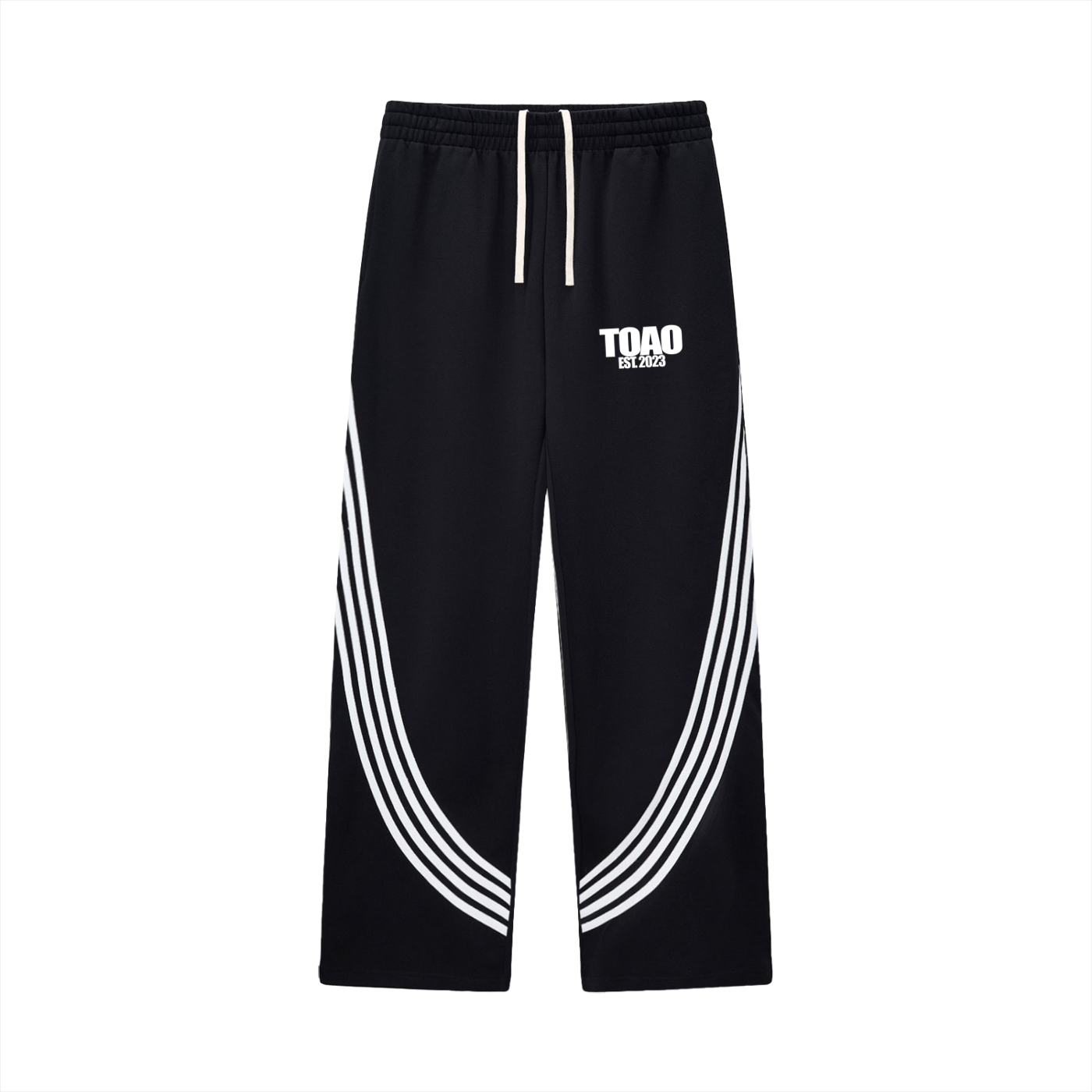 TOAO Stripe Straight Sweatpants