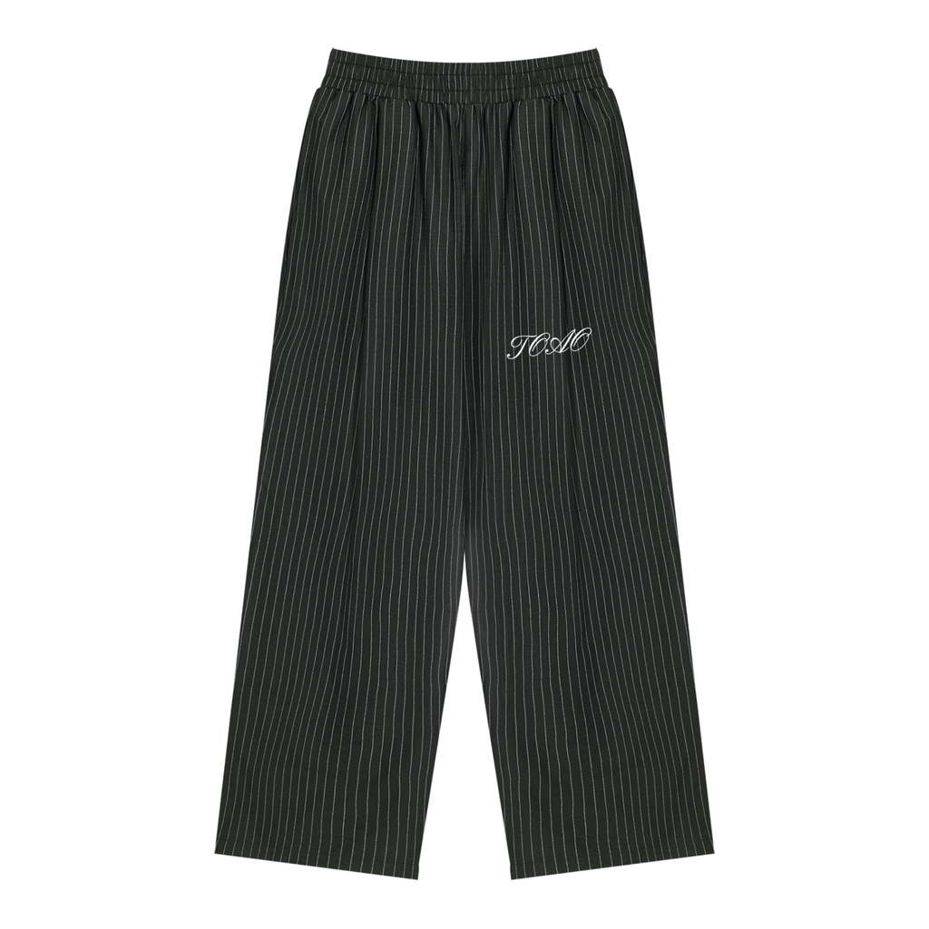 TOAO Striped Pleated Pants
