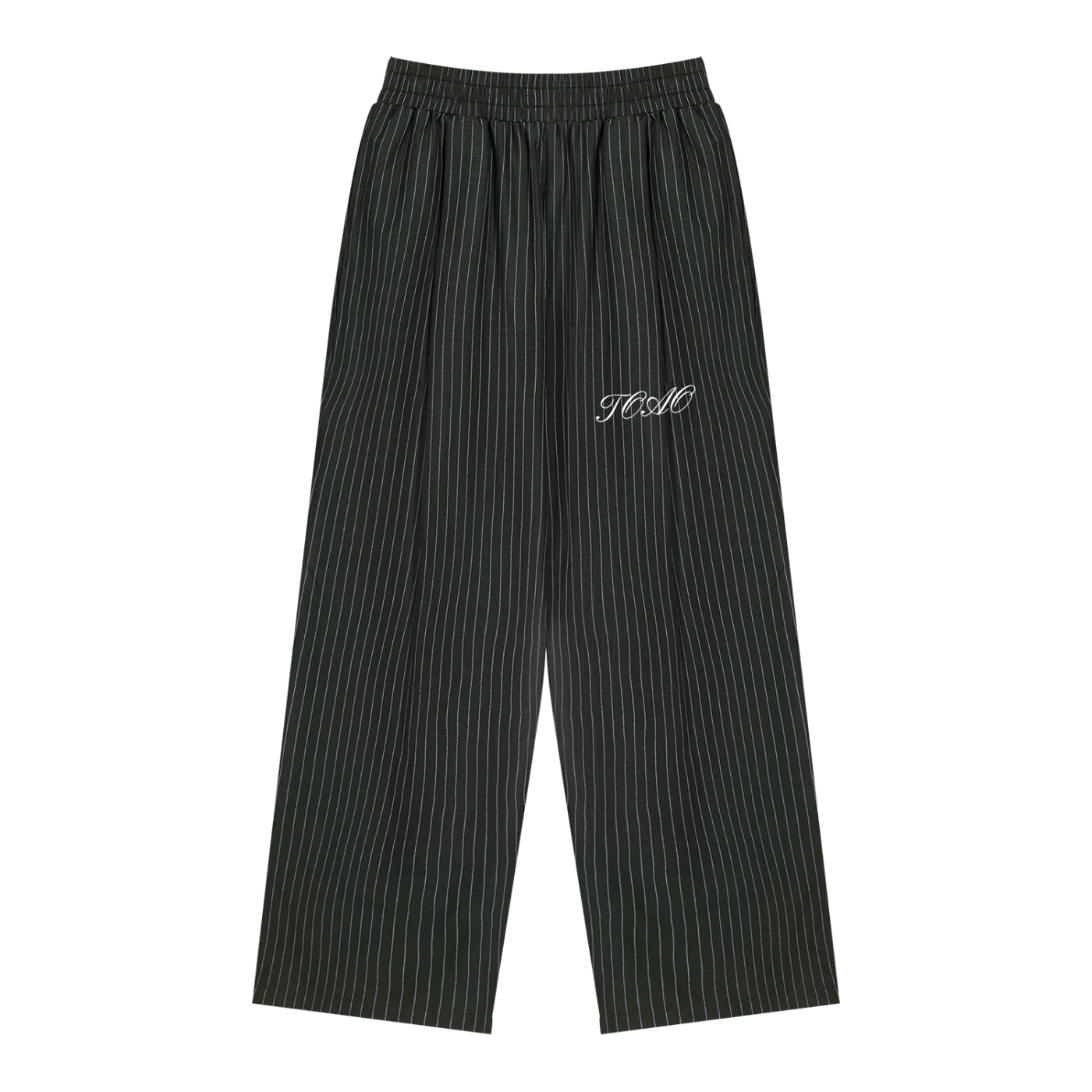 TOAO Striped Pleated Pants