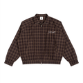 TOAO Plaid Full-Zip Track Jacket
