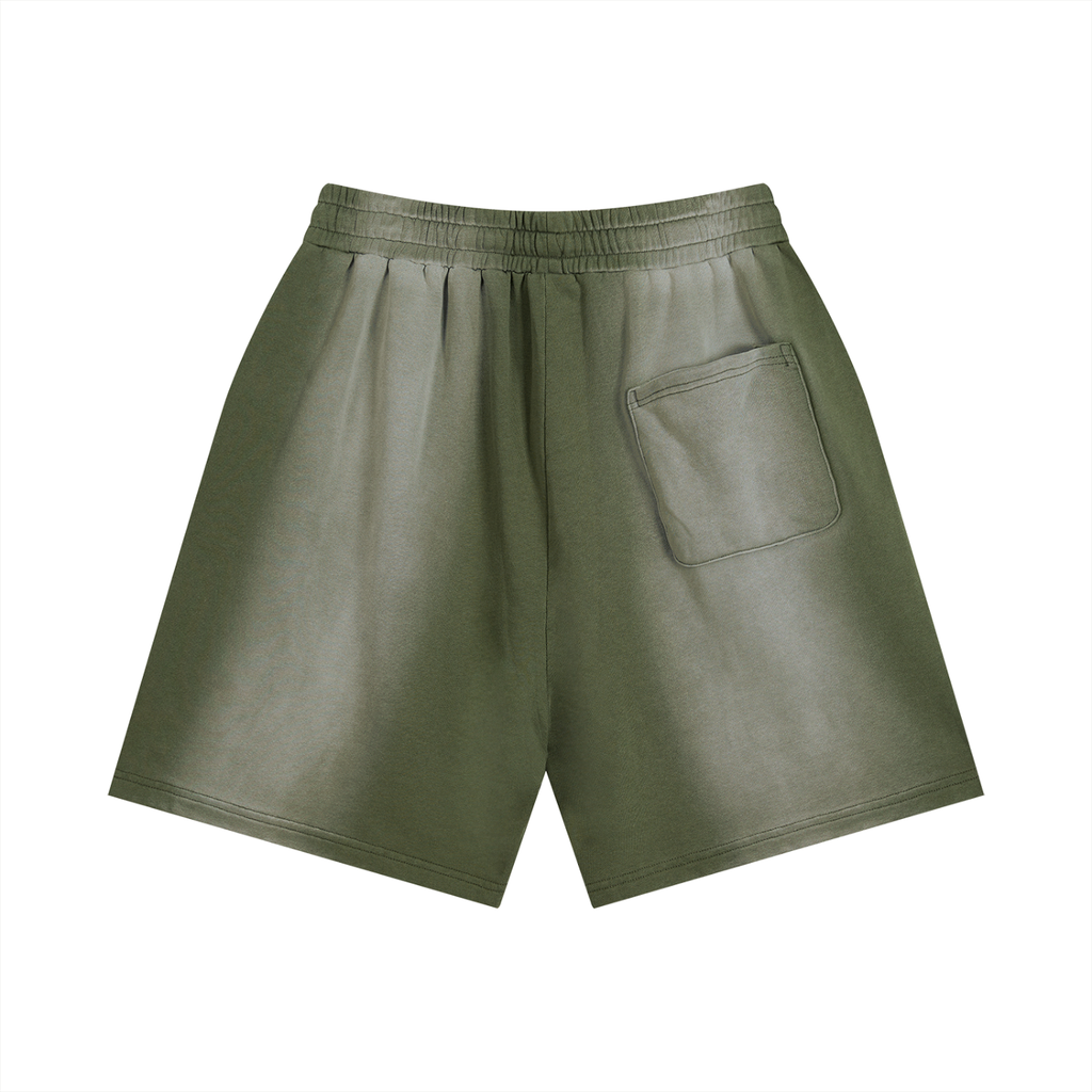 TOAO Sun Fade Distressed Shorts