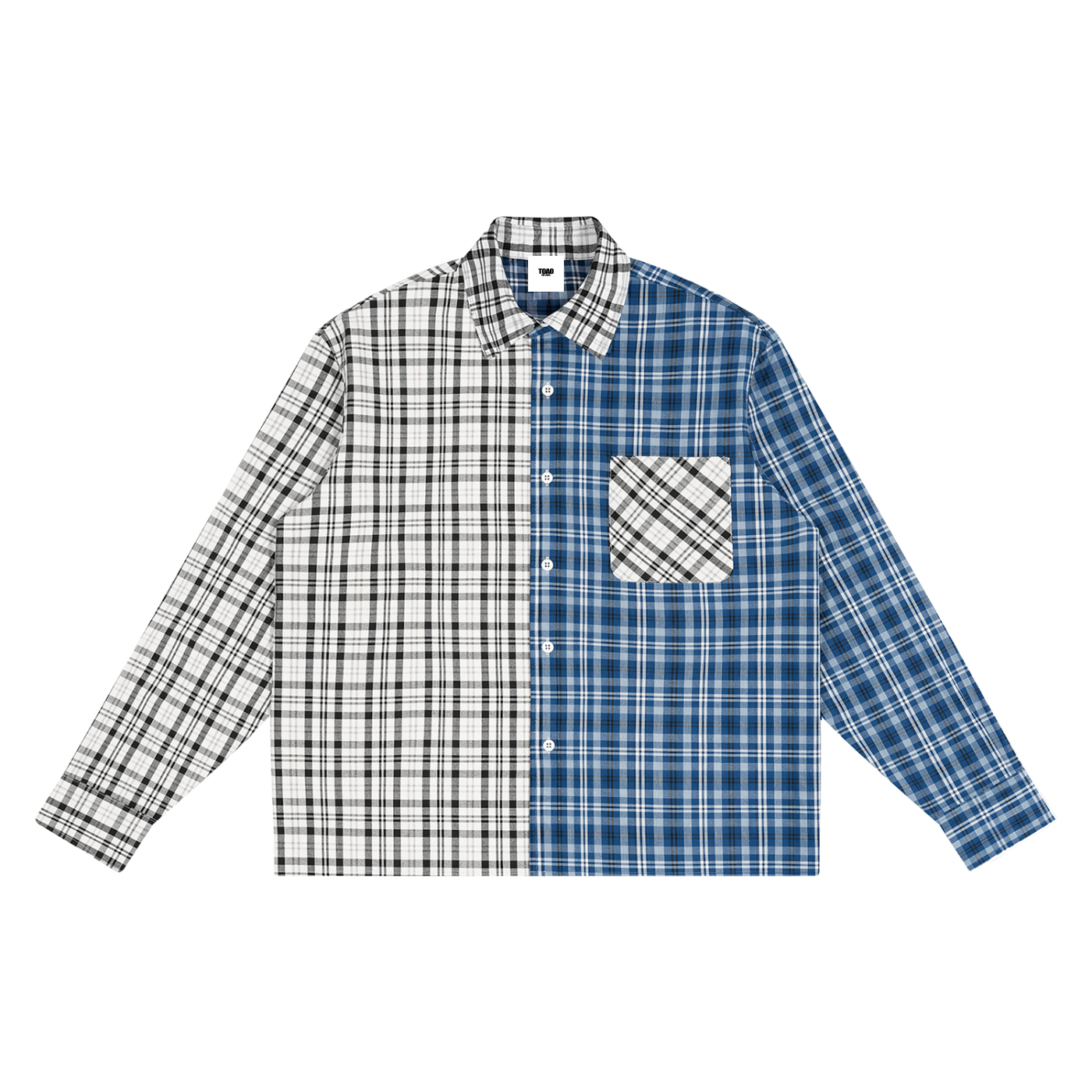 Mix-Match Plaid Shirt