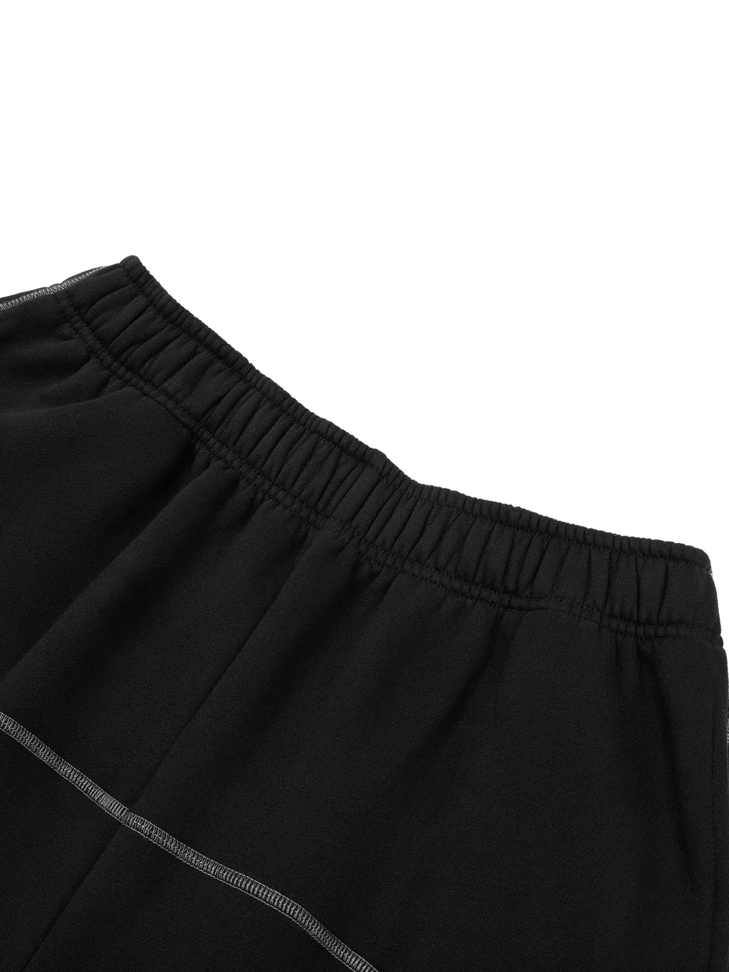 TOAO Contrast-Stitched Fleece Sweatpants