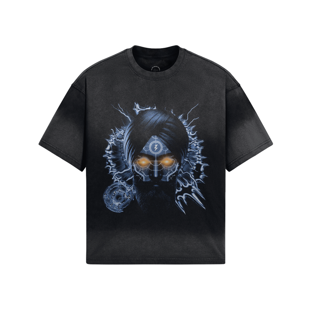 CyberSingh Washed Graphic Tee