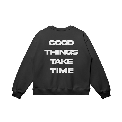 Melting Clock Oversized Crewneck