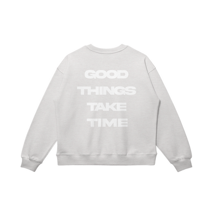 Melting Clock Oversized Crewneck