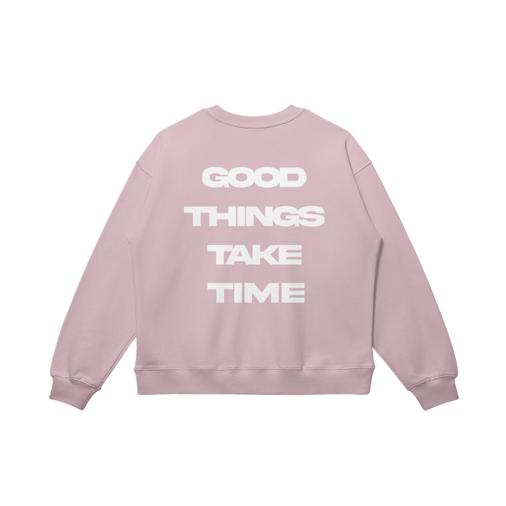 Melting Clock Oversized Crewneck