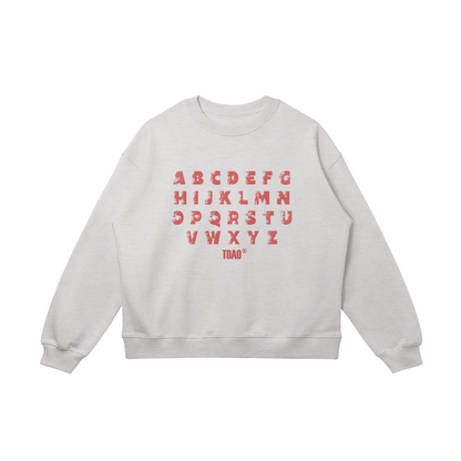 Alphabet "TOAO" Oversized Crewneck