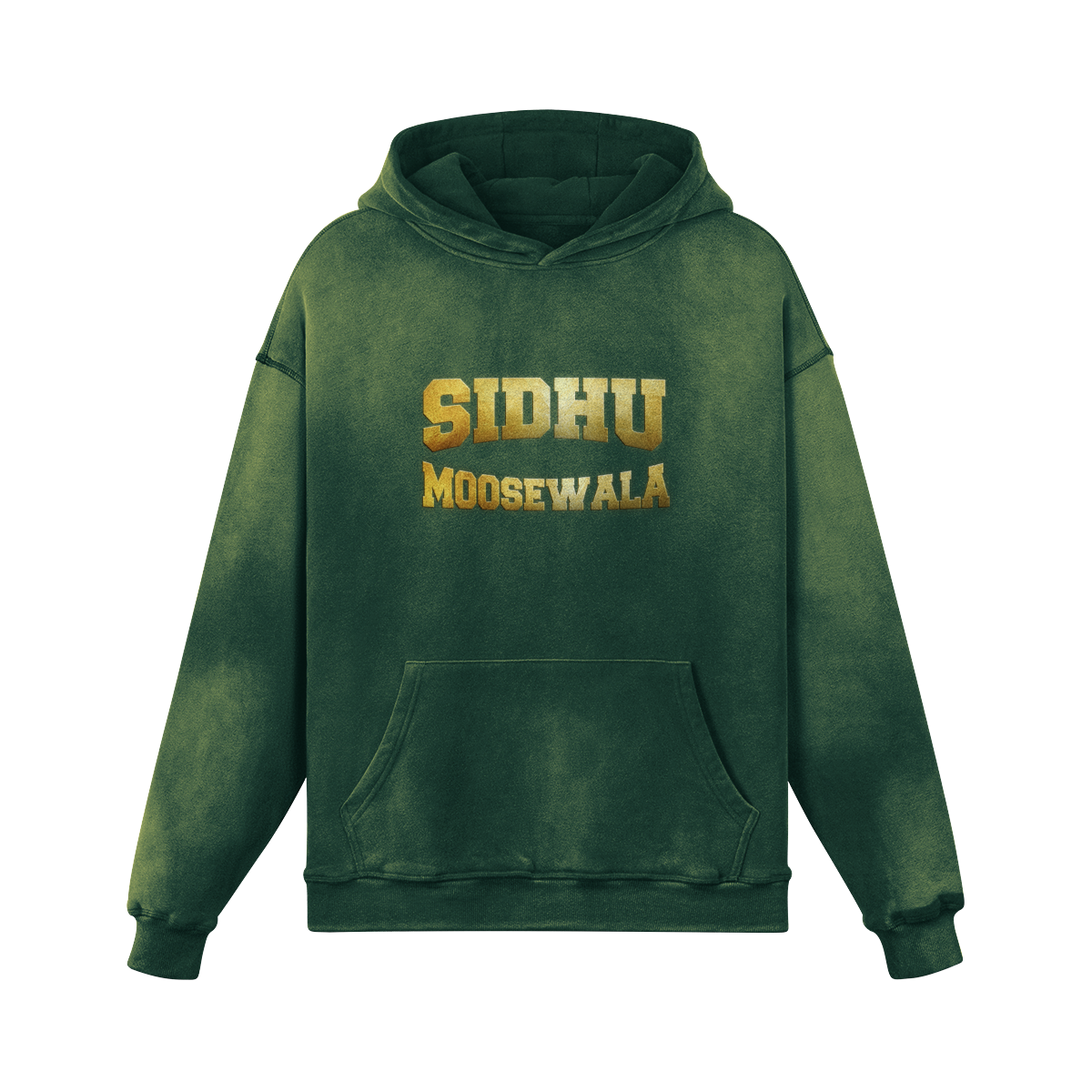 Sidhu Moosewala Oversized Washed Hoodie