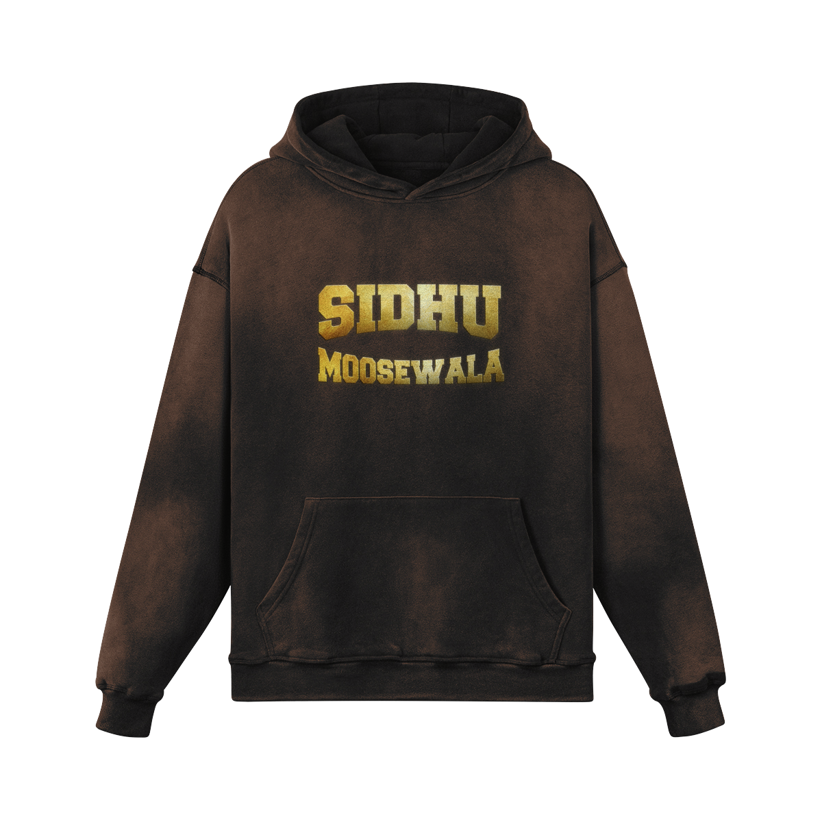 Sidhu Moosewala Oversized Washed Hoodie