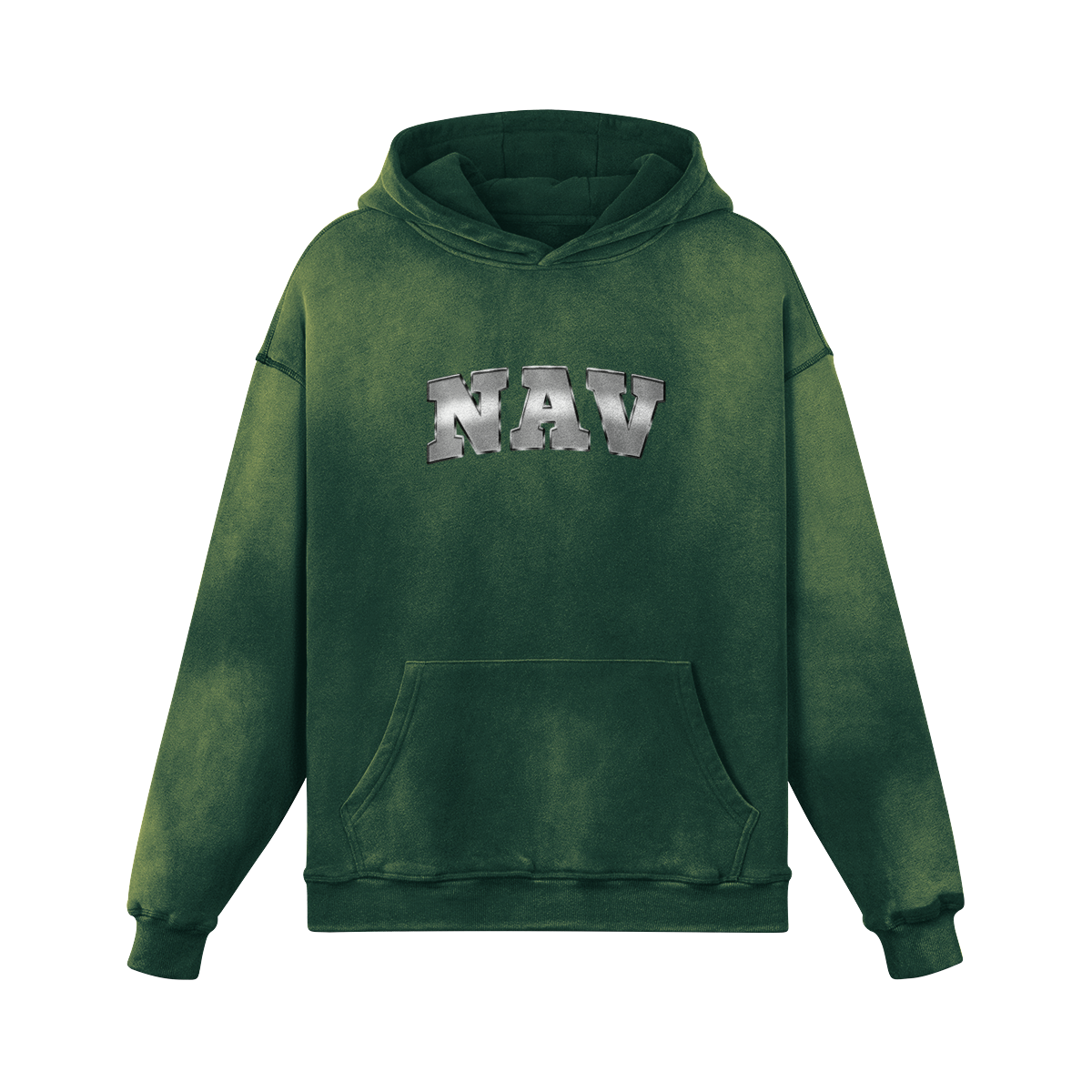 Nav BW Oversized Washed Hoodie