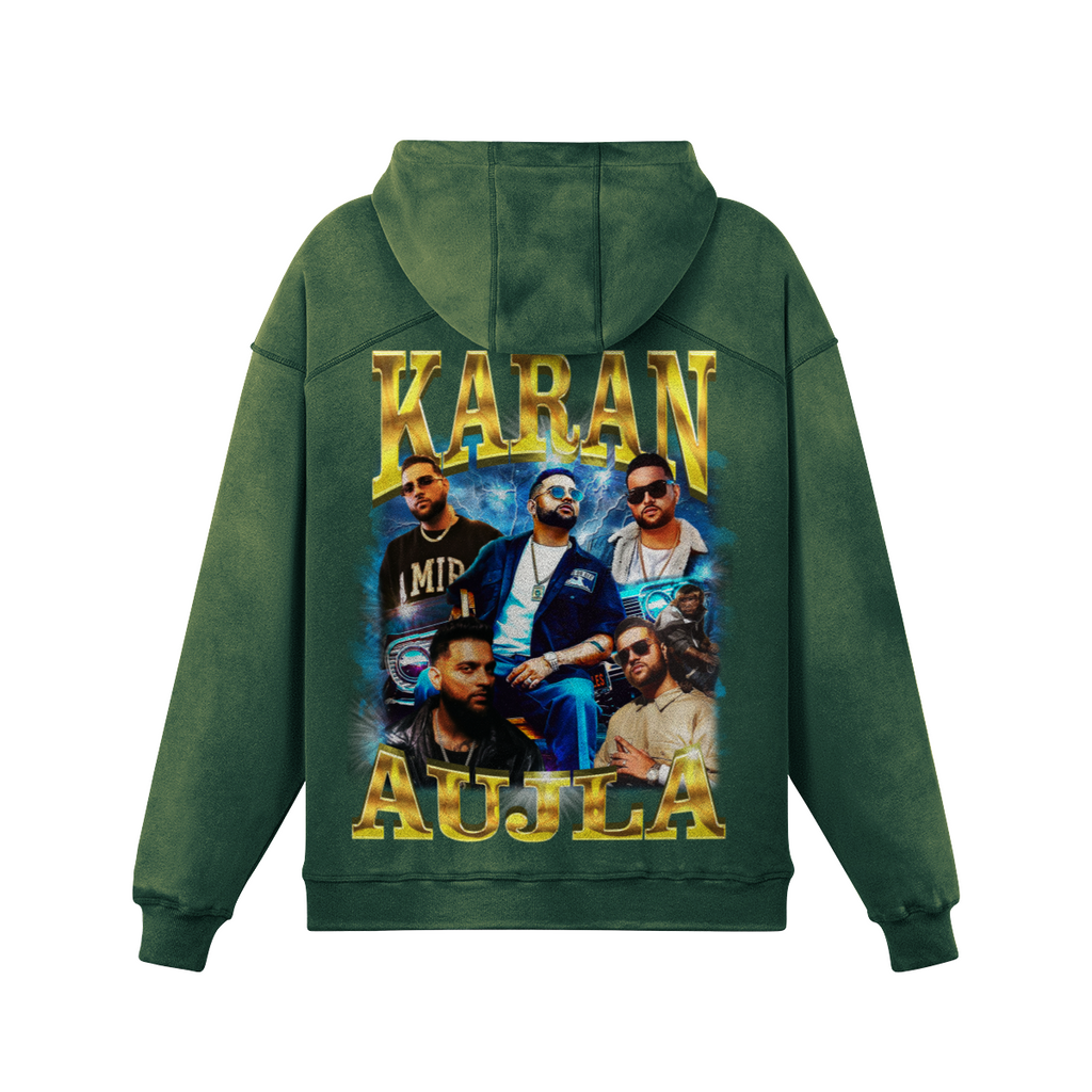 Karan Aujla Oversized Washed Hoodie