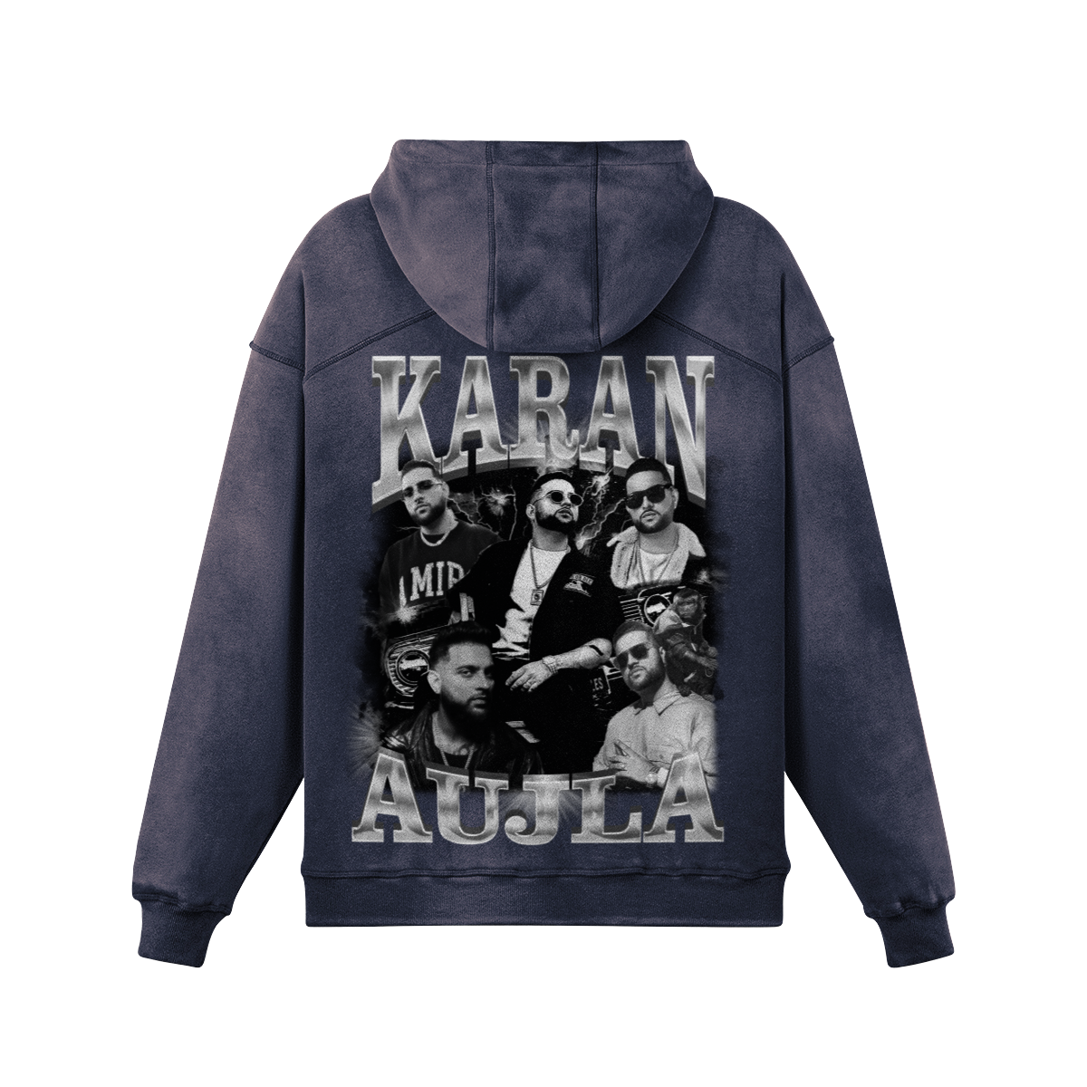 Karan Aujla BW Oversized Washed Hoodie