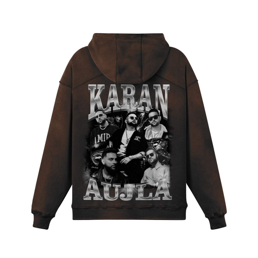 Karan Aujla BW Oversized Washed Hoodie