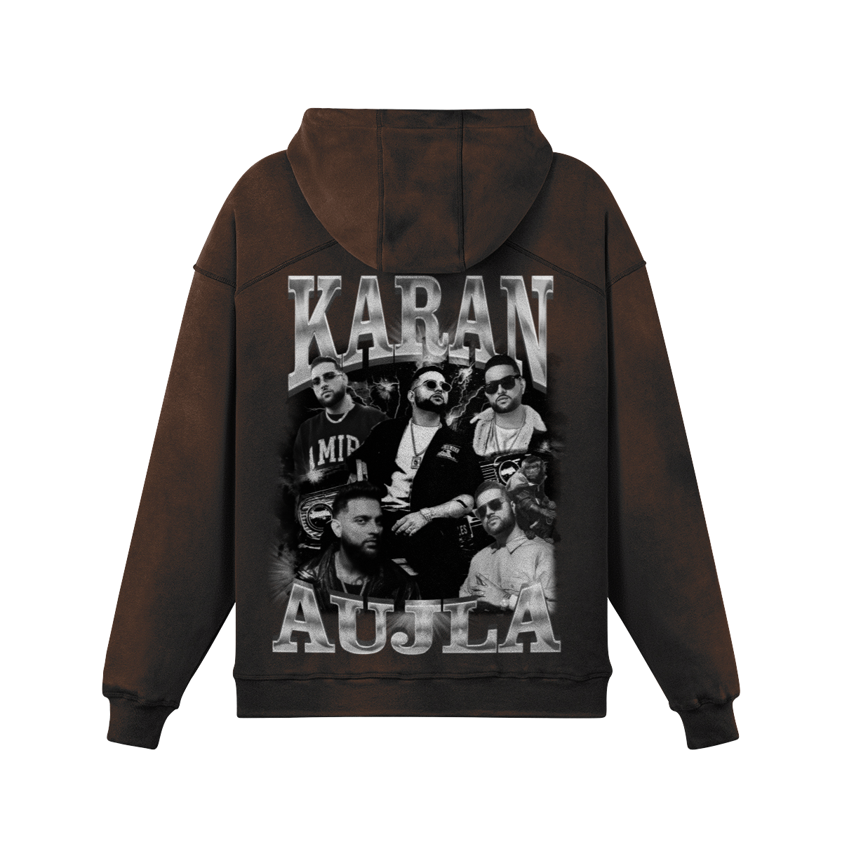 Karan Aujla BW Oversized Washed Hoodie