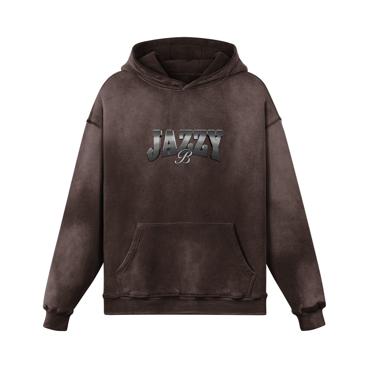 Jazzy B BW Oversized Washed Hoodie