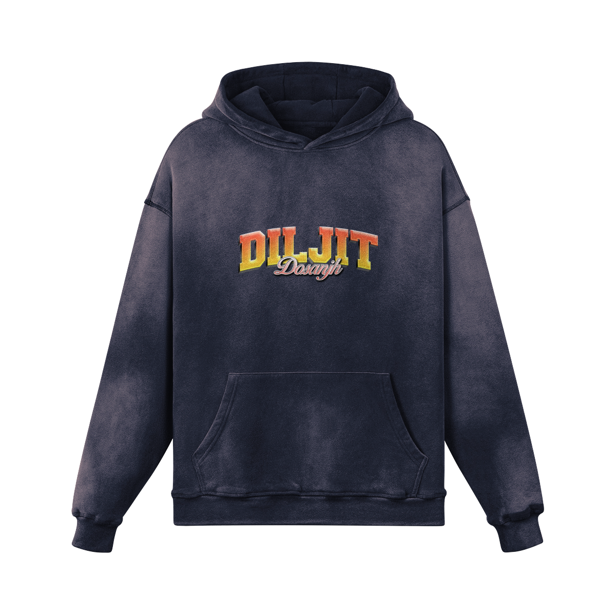 Diljit Oversized Washed Hoodie