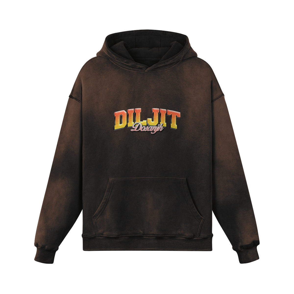Diljit Oversized Washed Hoodie