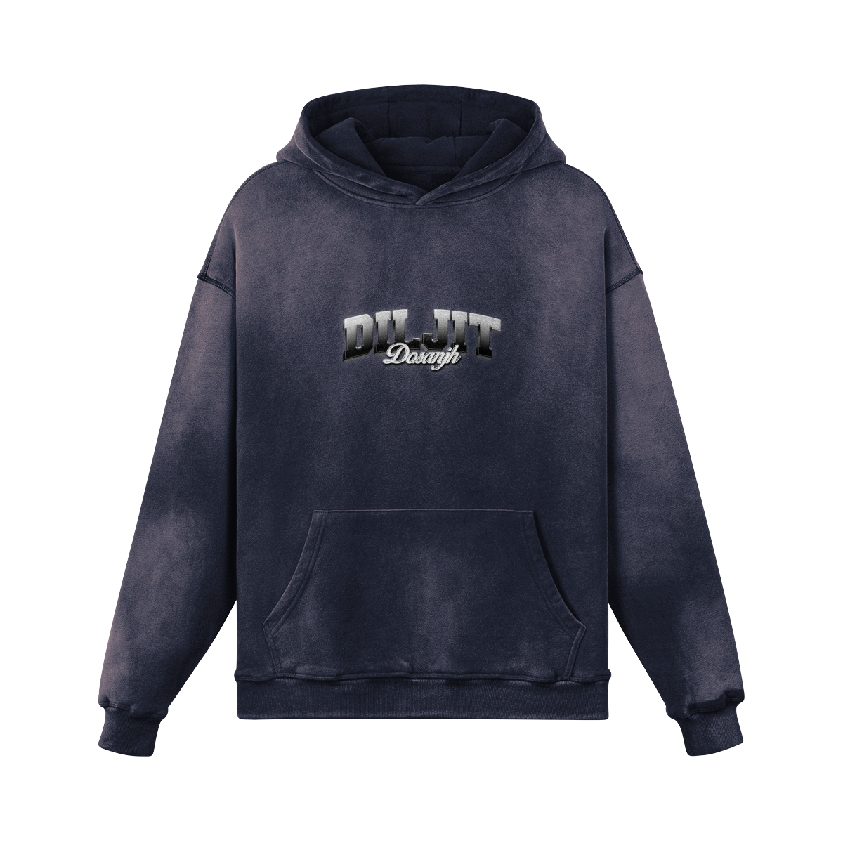 Diljit BW Oversized Washed Hoodie