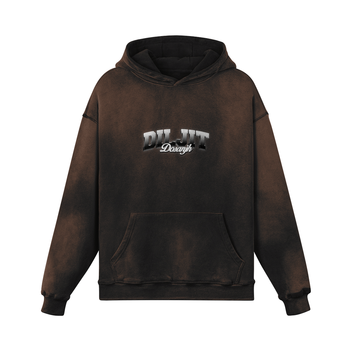 Diljit BW Oversized Washed Hoodie