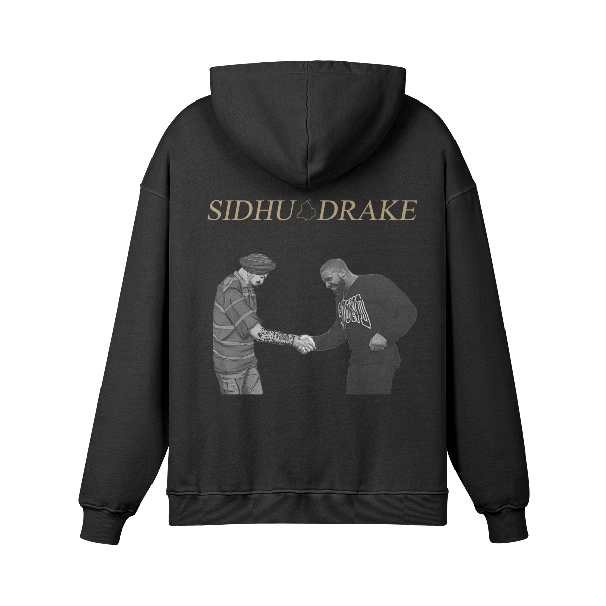 Drake in top a hoodie
