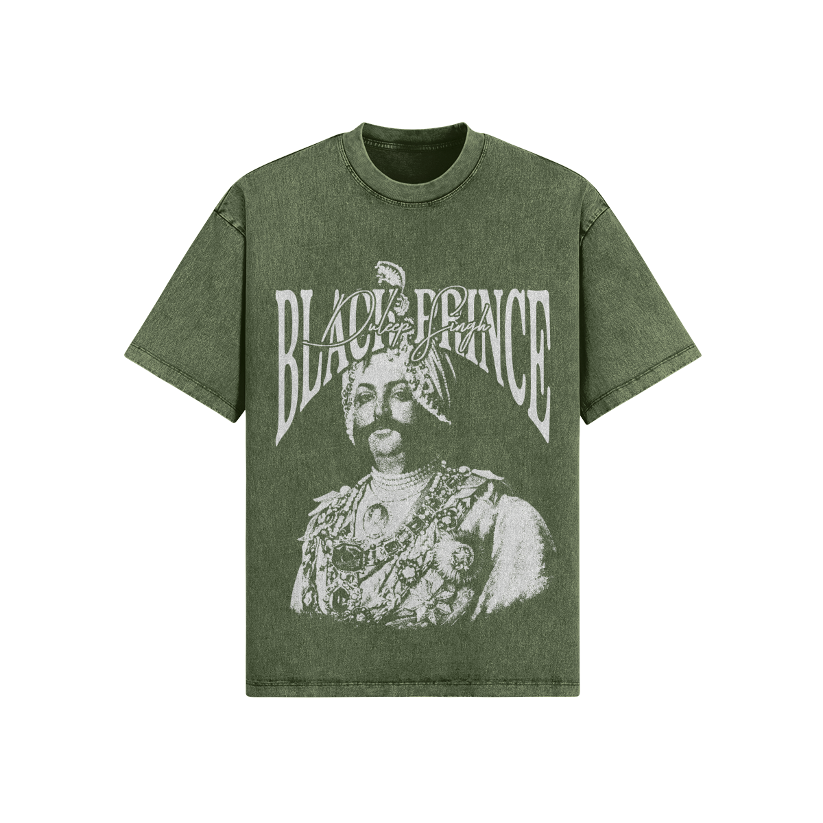 The Black Prince Oversized Acid Washed T-Shirt
