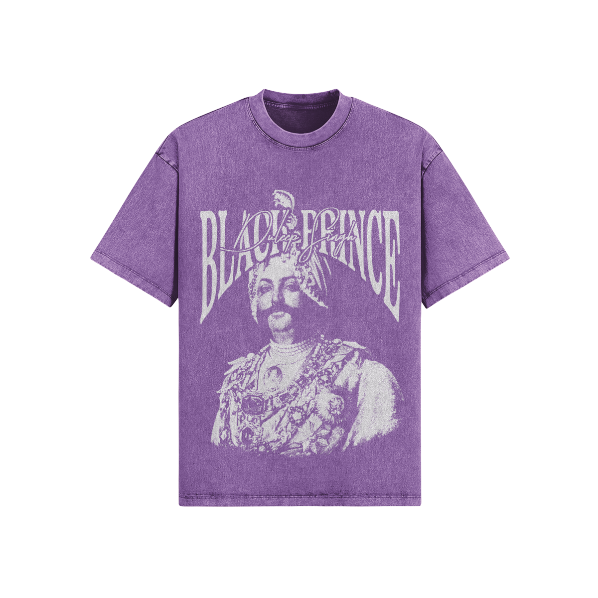 The Black Prince Oversized Acid Washed T-Shirt