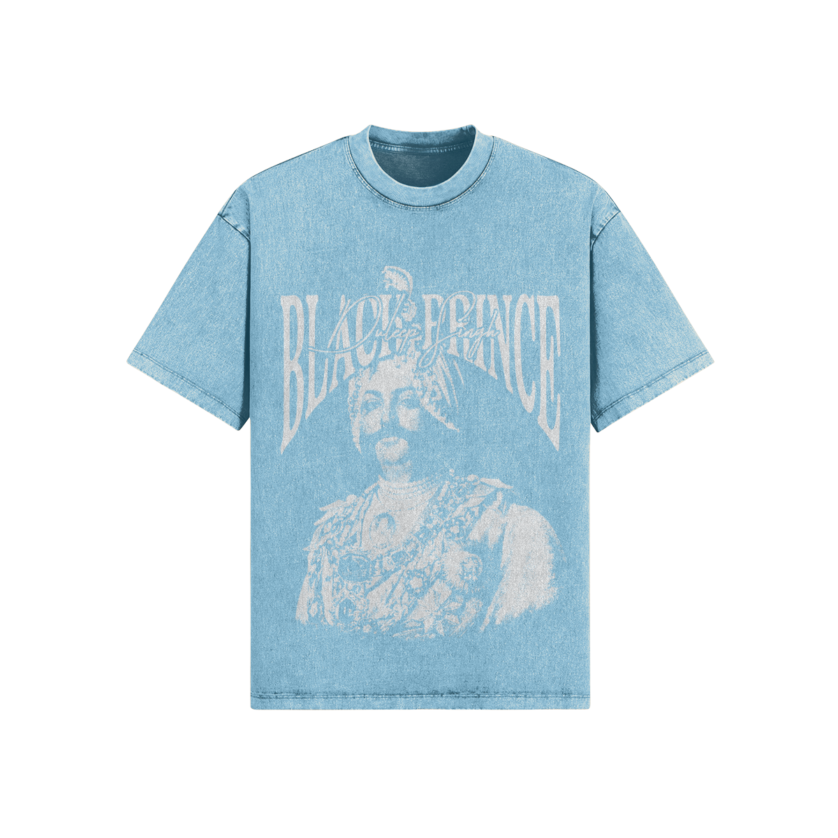The Black Prince Oversized Acid Washed T-Shirt
