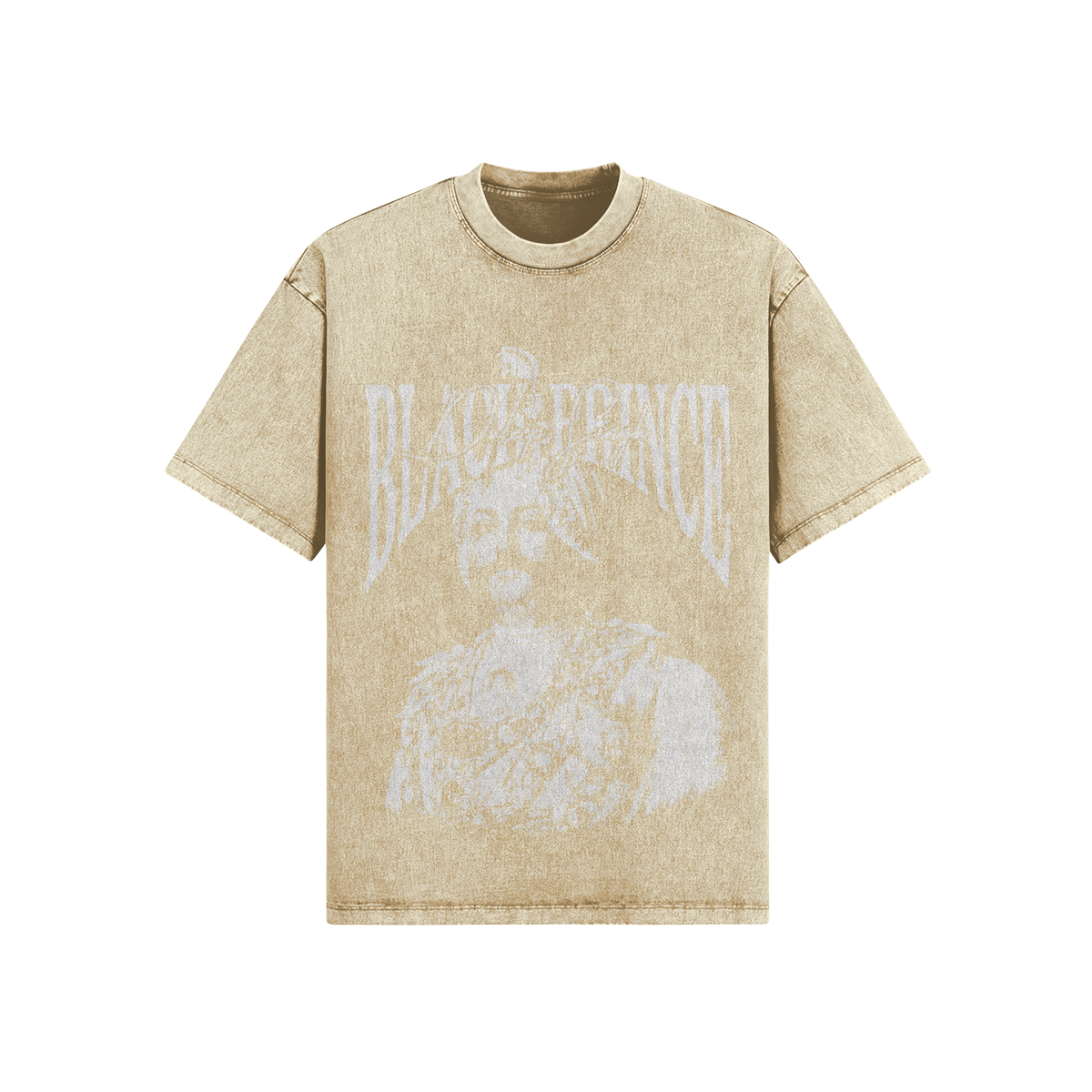 The Black Prince Oversized Acid Washed T-Shirt