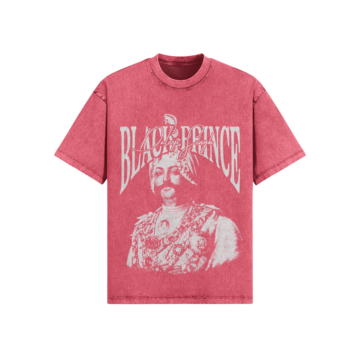 The Black Prince Oversized Acid Washed T-Shirt