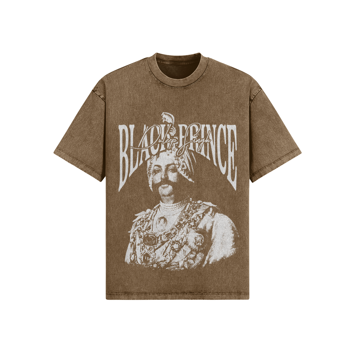 The Black Prince Oversized Acid Washed T-Shirt
