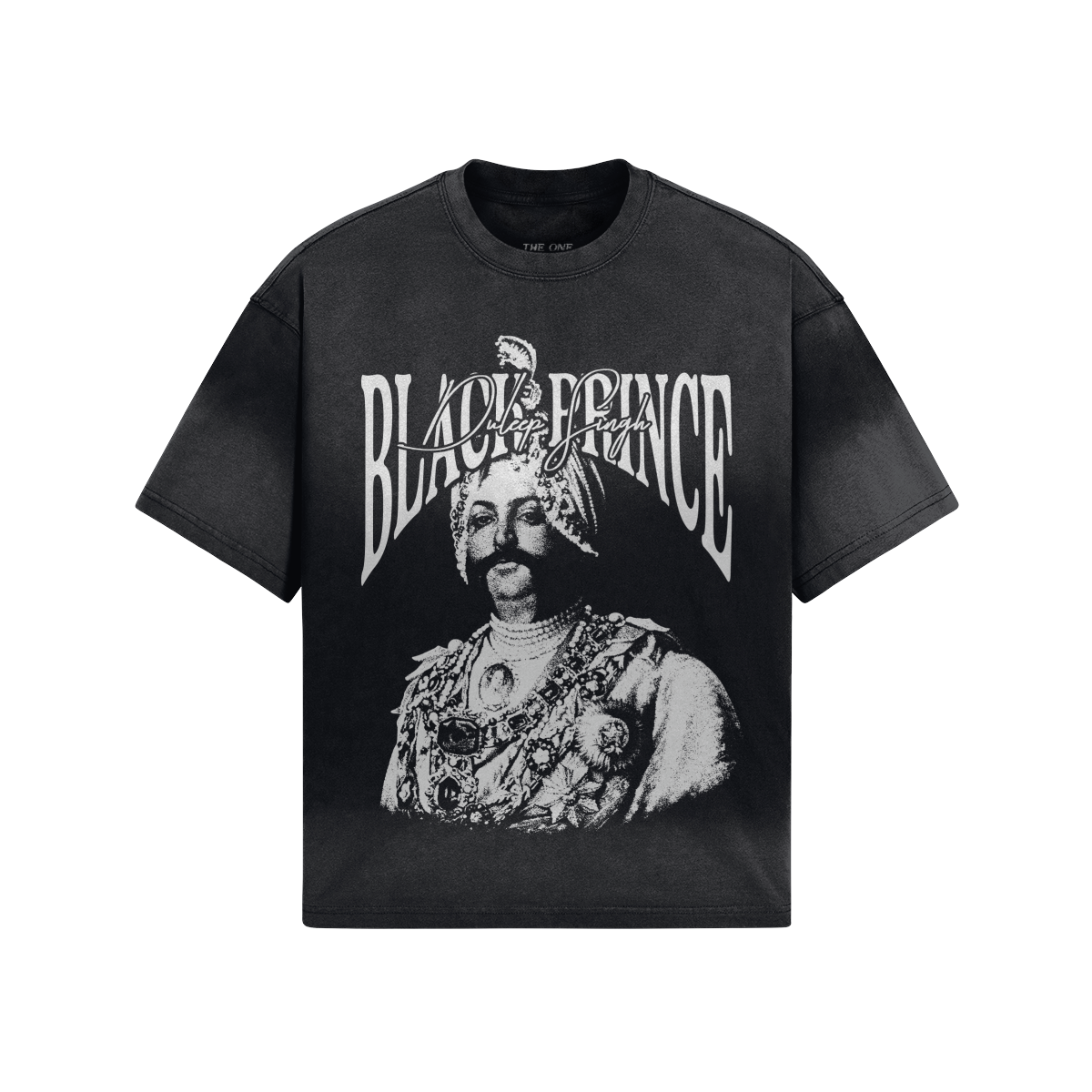 The Black Prince Oversized Boxy Washed Tee