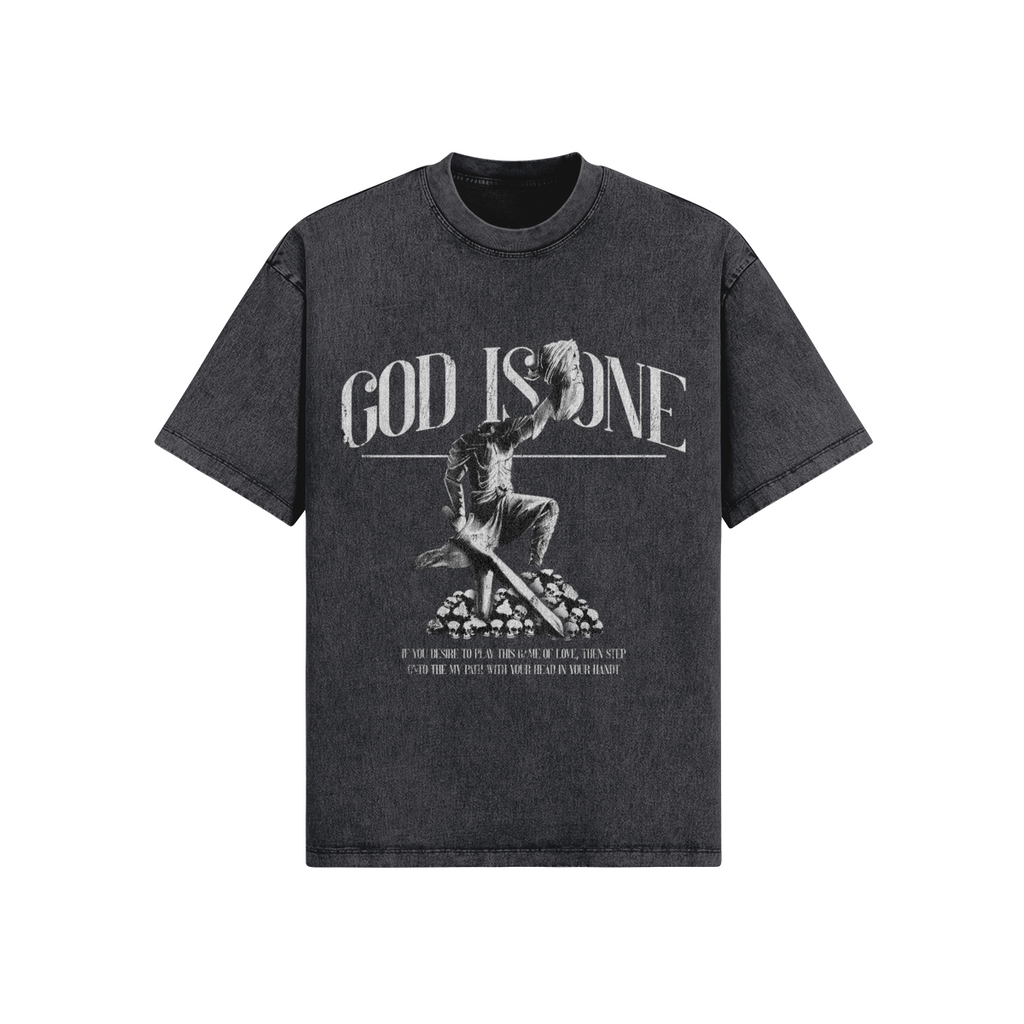 Baba Deep Singh Ji Oversized Acid Washed Tee