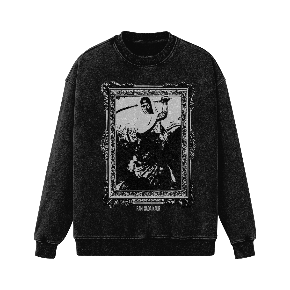 Rani Sada Kaur Oversized Acid Washed Crewneck