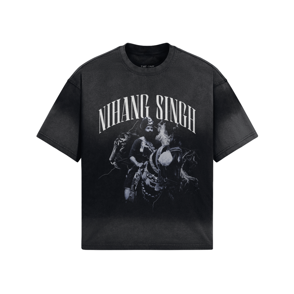 Nihang Singh Oversized Boxy Washed Tee