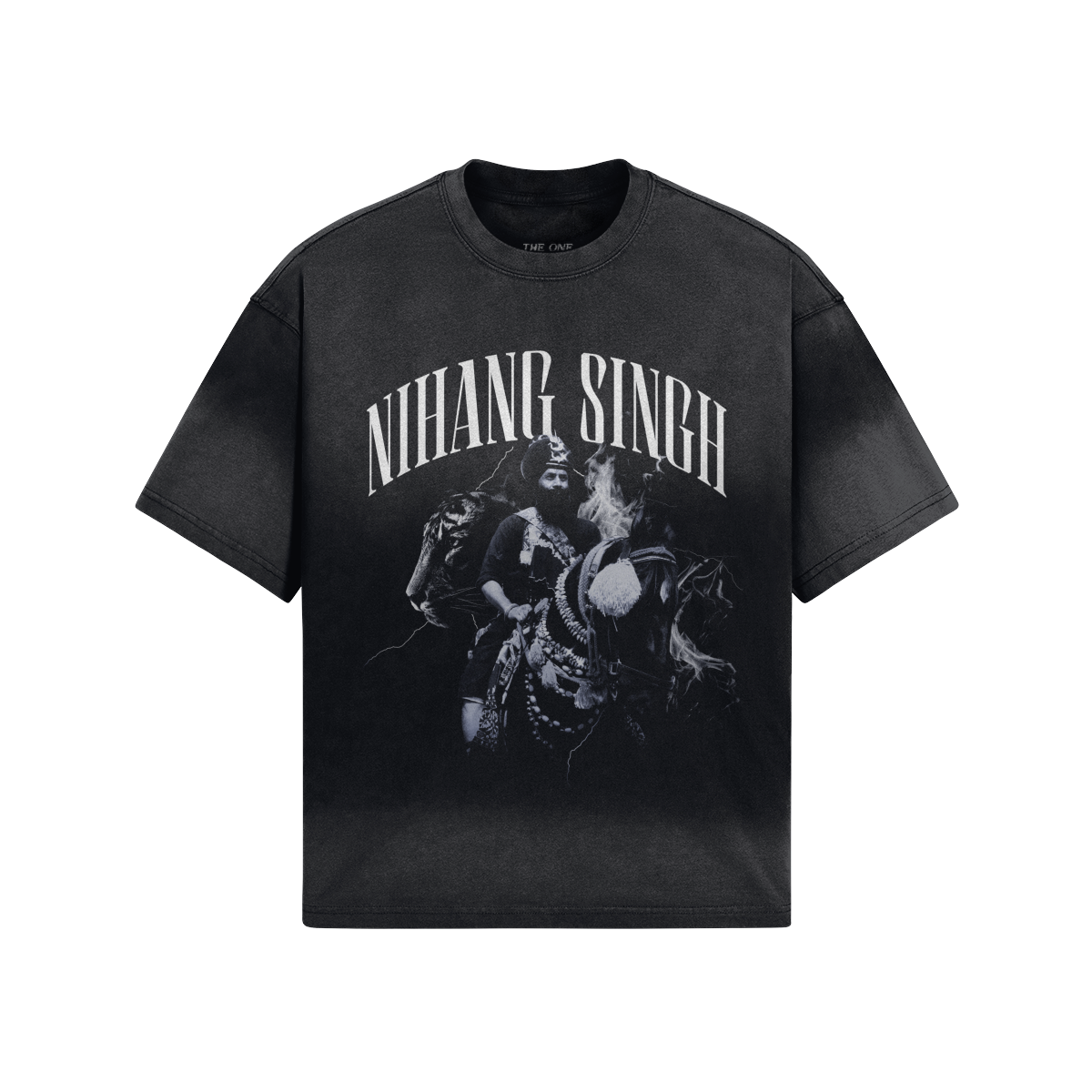 Nihang Singh Oversized Boxy Washed Tee