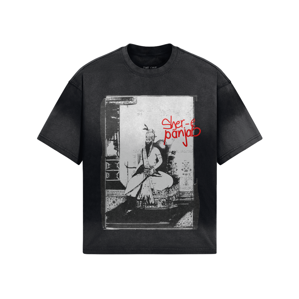 Ranjit Singh Oversized Boxy Washed Tee