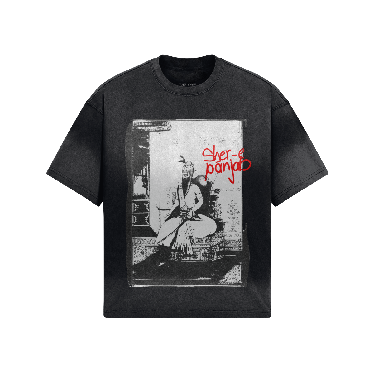 Ranjit Singh Oversized Boxy Washed Tee