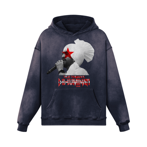 Dil-Luminati Tour Oversized Washed Hoodie