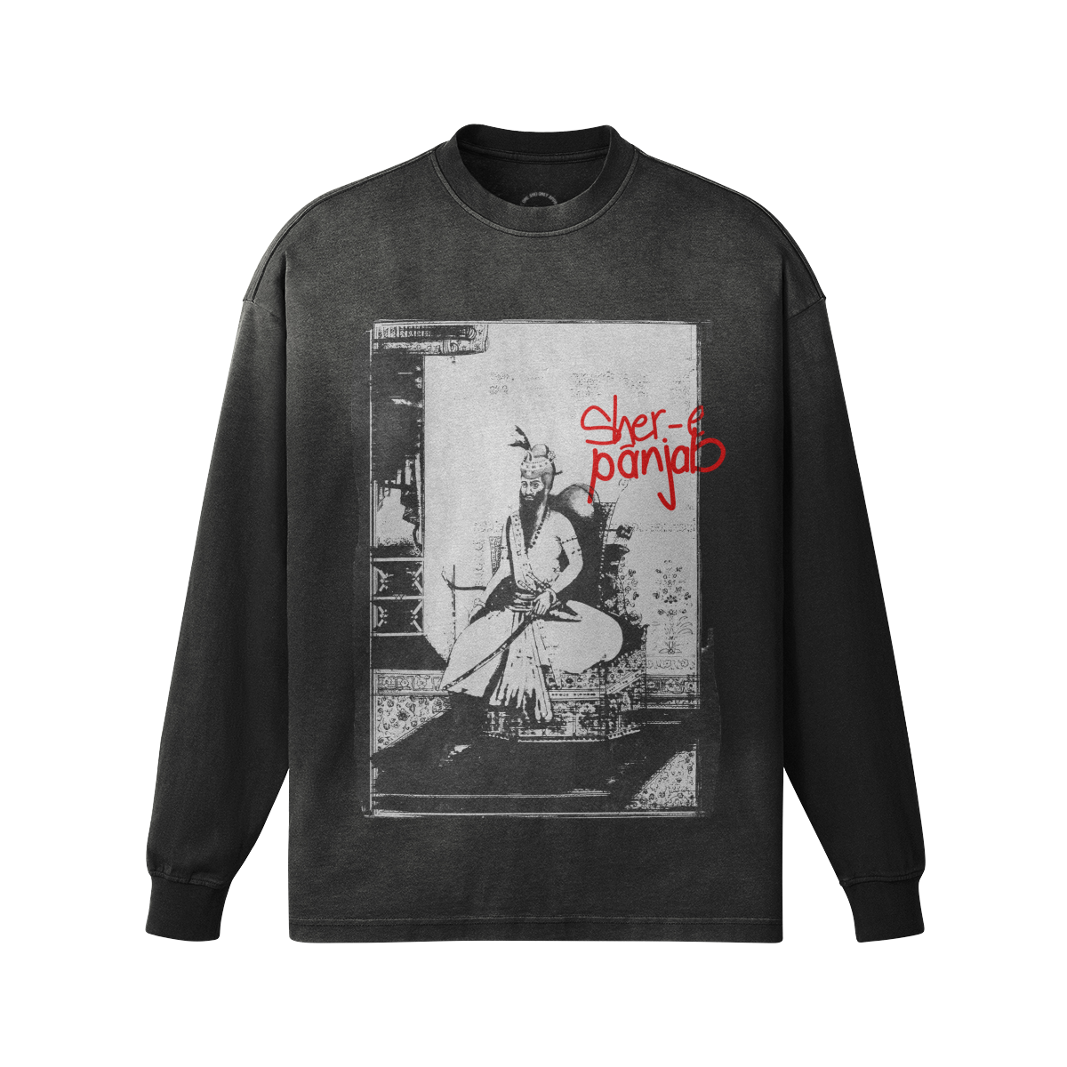 Ranjit Singh Oversized Faded Long Sleeve