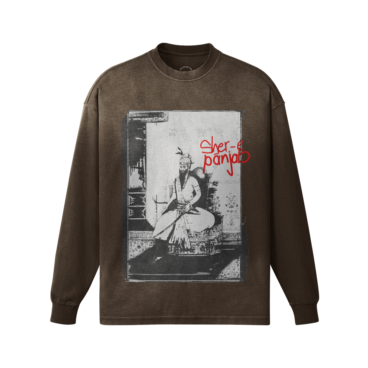 Ranjit Singh Oversized Faded Long Sleeve
