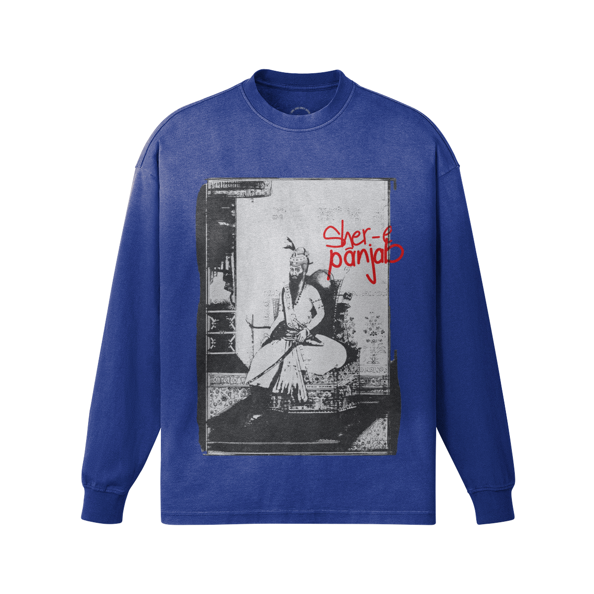 Ranjit Singh Oversized Faded Long Sleeve