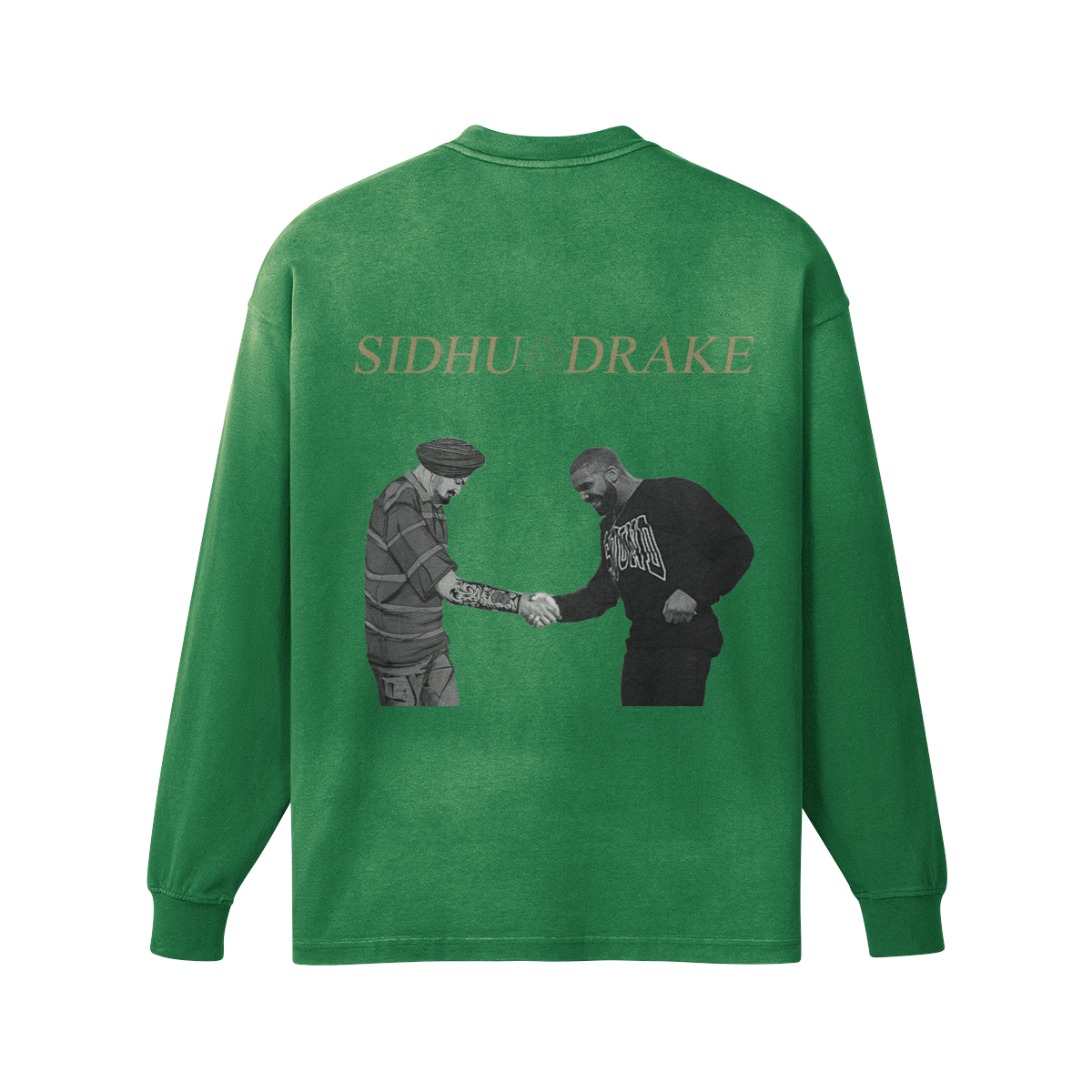 Sidhu X Drake Oversized Faded Long Sleeve