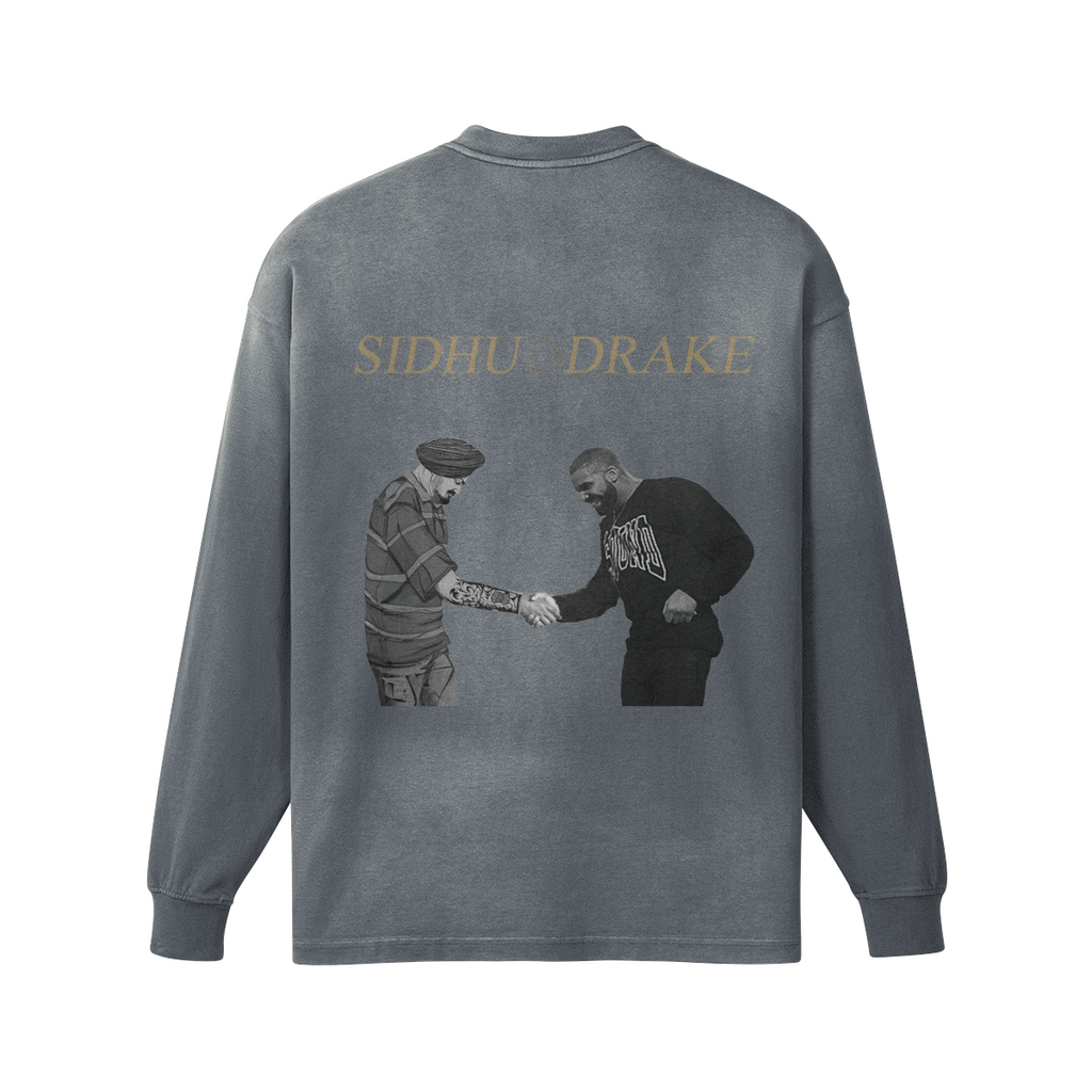 Sidhu X Drake Oversized Faded Long Sleeve