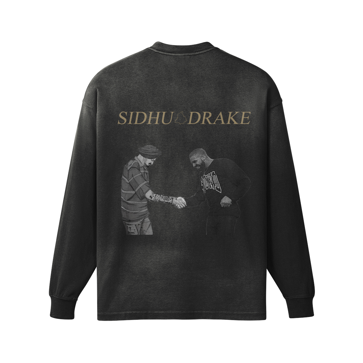 Sidhu X Drake Oversized Faded Long Sleeve