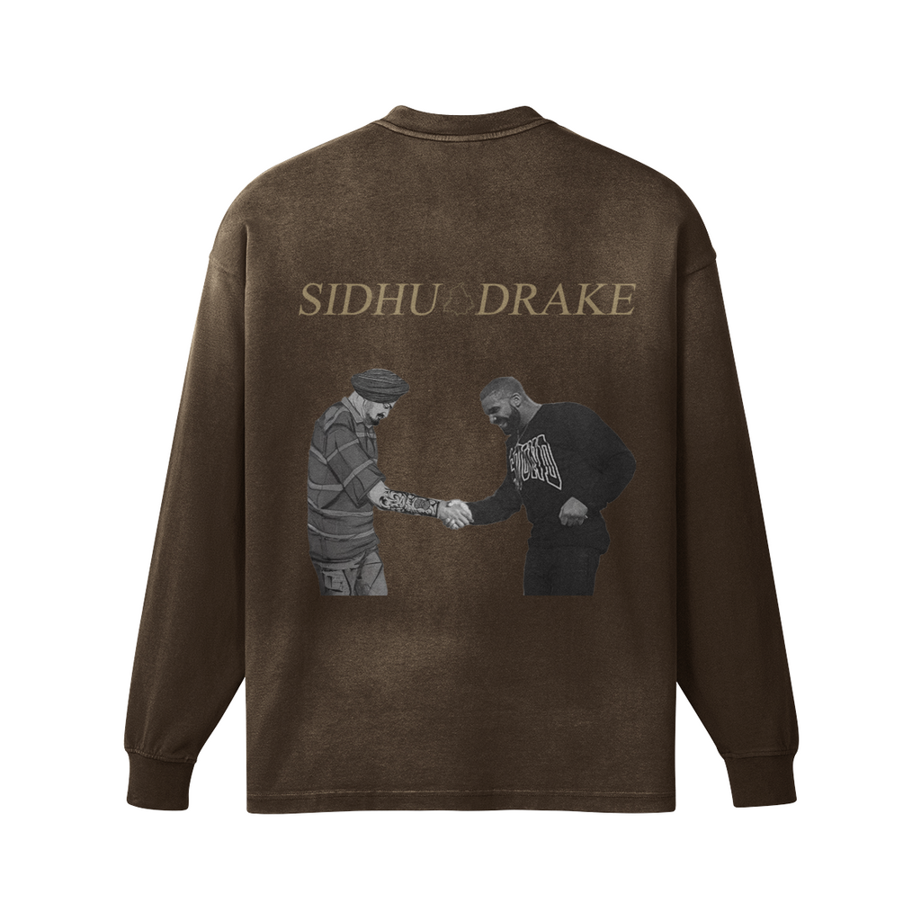 Sidhu X Drake Oversized Faded Long Sleeve