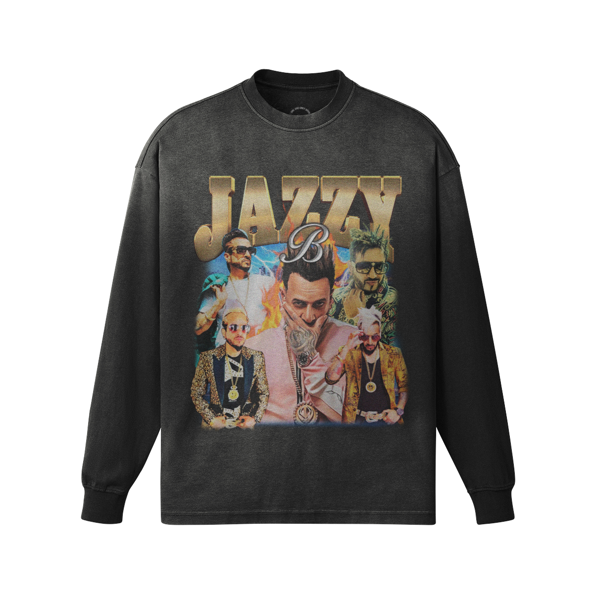 Jazzy B Oversized Faded Long Sleeve