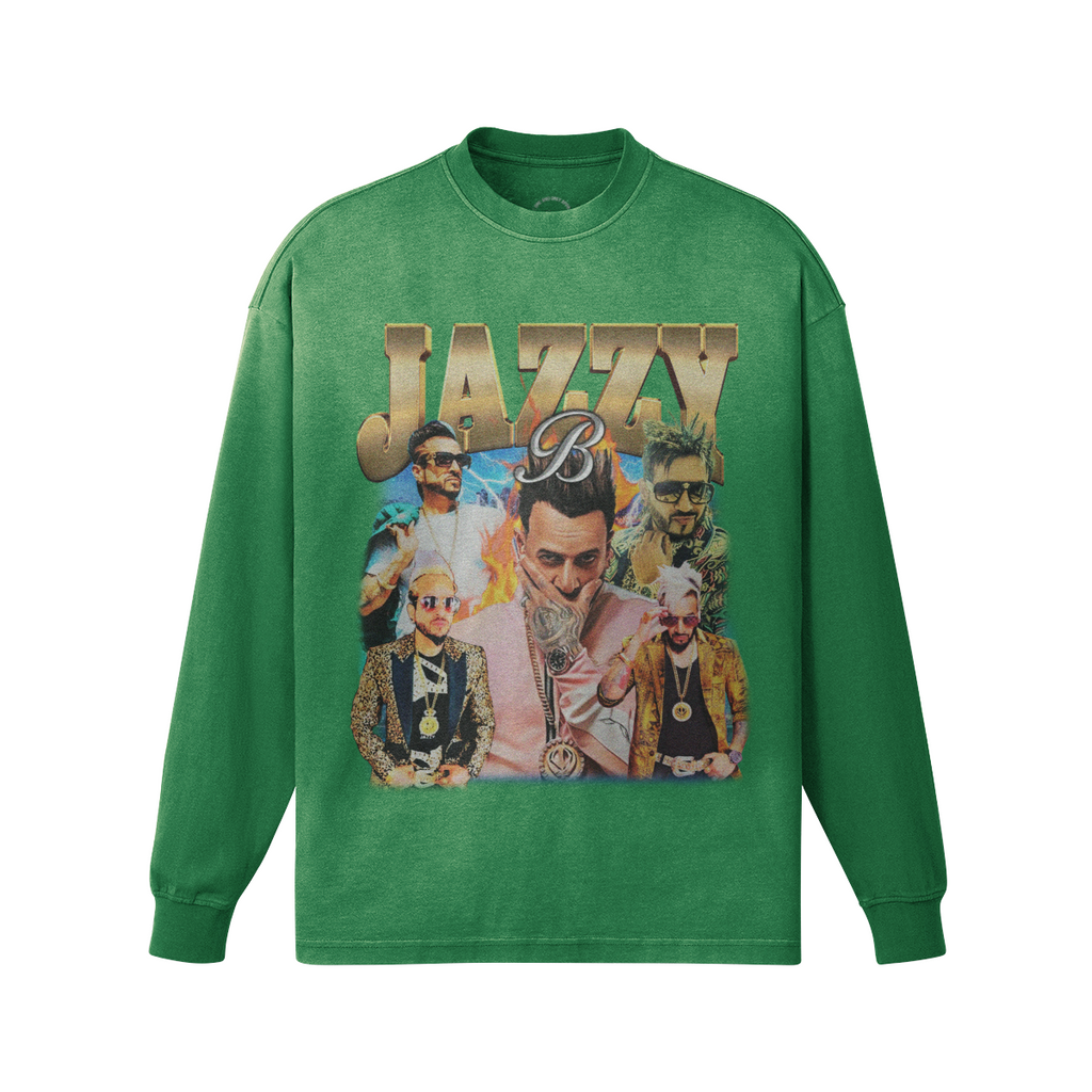 Jazzy B Oversized Faded Long Sleeve